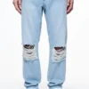 PEGADOR BULVER STRAIGHT JEANS WASHED LIGHT BLUE