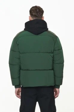 PEGADOR SOLIN CRUSHED PUFFER JACKE BRITISH GREEN