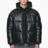 PEGADOR SOLIN GLOSSY PUFFER JACKE BLACK