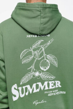 Pegador Carberry Oversized Hoodie Vintage Green