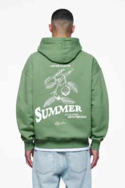 Pegador Carberry Oversized Hoodie Vintage Green