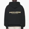 Pegador Colne Logo Oversized Hoodie Black