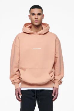 Pegador Colne Logo Oversized Hoodie Tuscan Rose