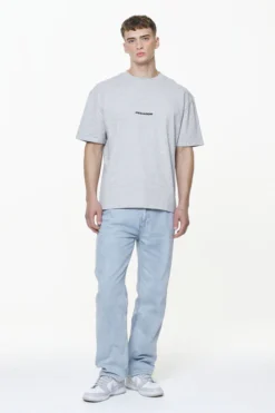 Pegador Colne Logo Oversized Tee Grey