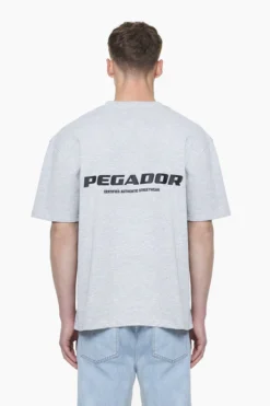 Pegador Colne Logo Oversized Tee Grey