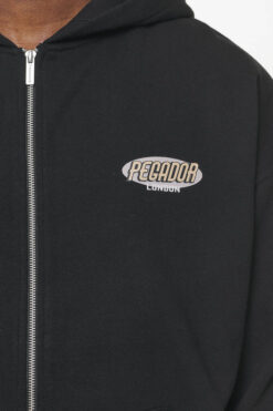 Pegador County Oversized Sweat Jacket Black