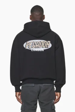 Pegador County Oversized Sweat Jacket Black