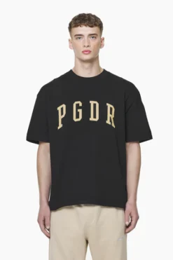 Pegador Layton Oversized Tee Vintage Washed Onyx Black