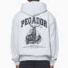 Pegador Lizard Oversized Hoodie Grey Mélanges