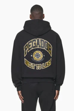 Pegador Smith Oversized Hoodie Vintage Black