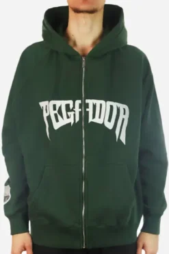 Pegador Zip Hoodie Grün