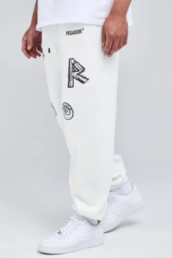 VIERA HEAVY SWEAT PANTS WASHED BRIGHT WHITE